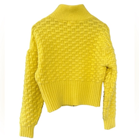 Maeve by Anthropologie Textured Chunky Knit Cropped Sweater Jacket - Picture 2 of 16